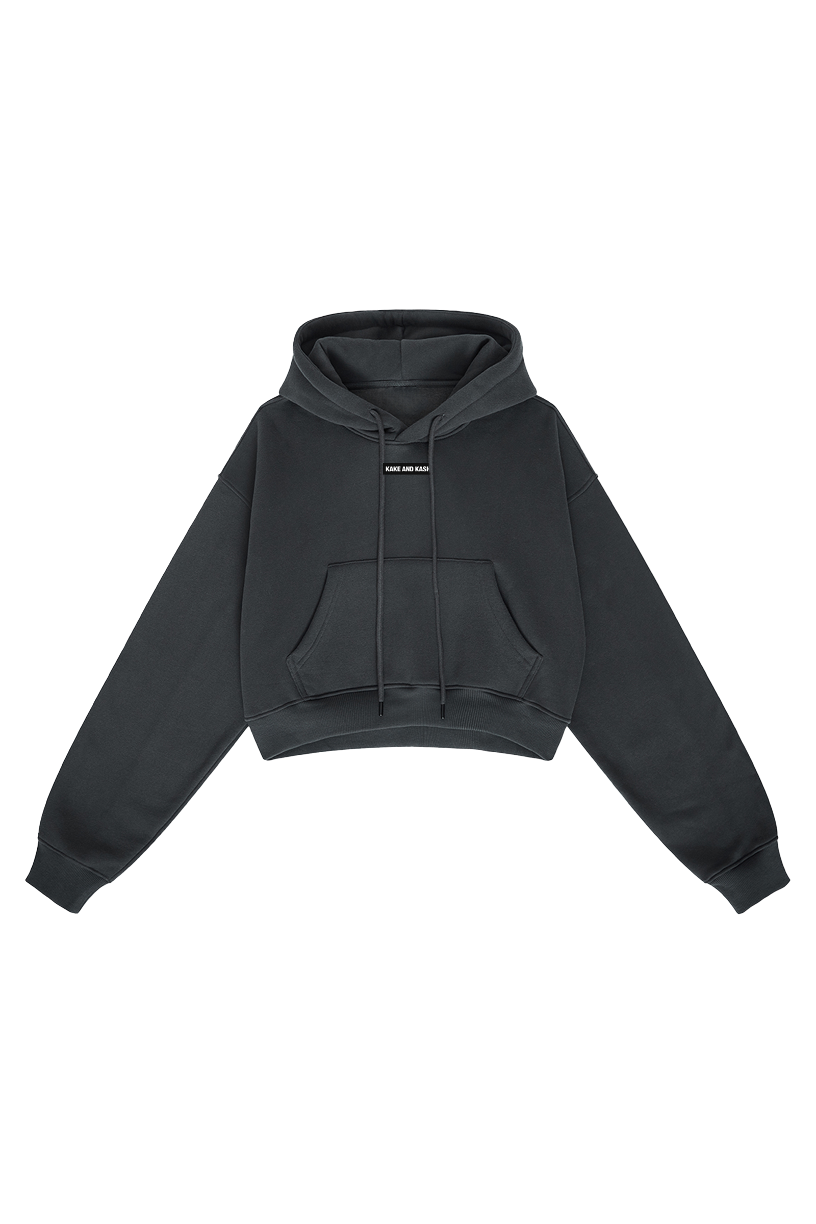 Cropped Hoodie - Gray Green — Kake and Kash